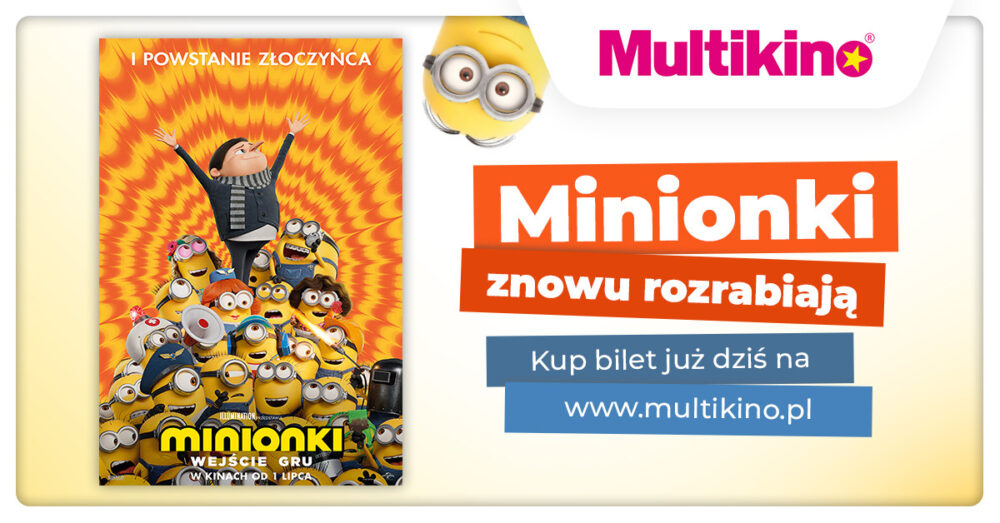 Zdjęcie okładkowe wpisu: Już dziś kupisz w Multikinie bilety na animację „Minionki Wejście Gru