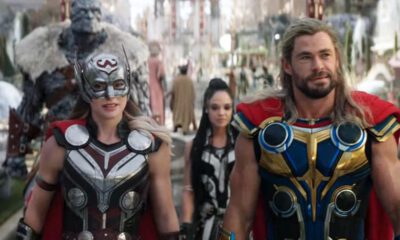 Zdjęcie okładkowe wpisu: Chris Hemsworth, Tessa Thompson i Natalie Portman za kulisami filmu Thor: Miłość i grom