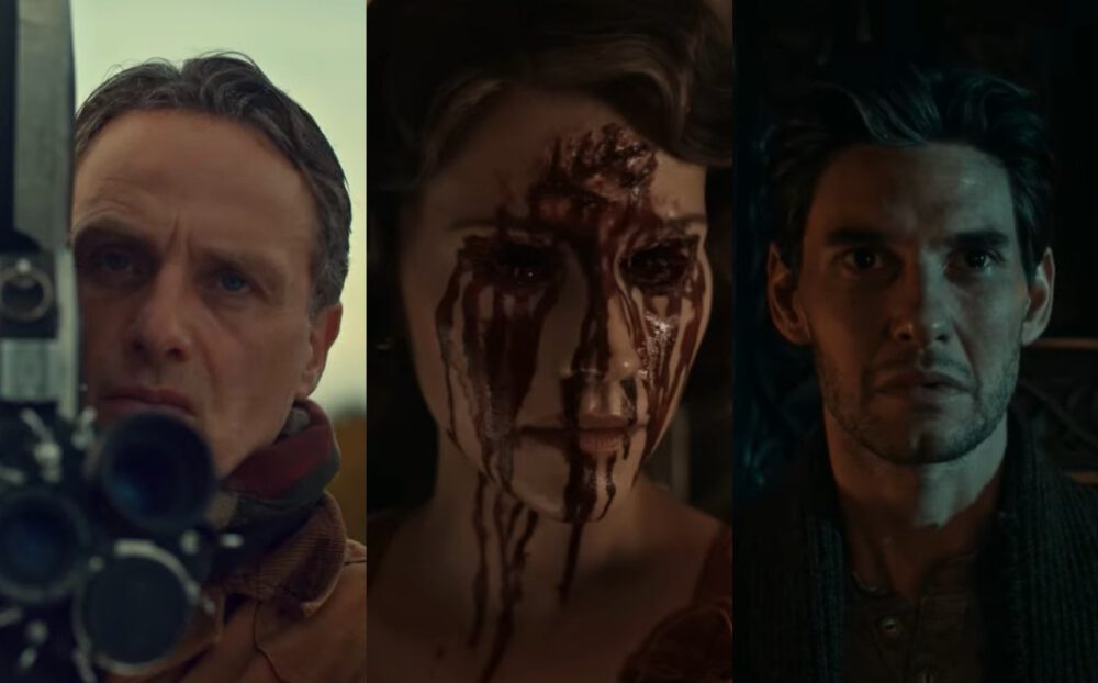 Zdjęcie okładkowe wpisu: Andrew Lincoln, Ben Barnes i Rupert Grint na pierwszym zwiastunie antologii Gabinet Osobowości Guillermo del Toro!