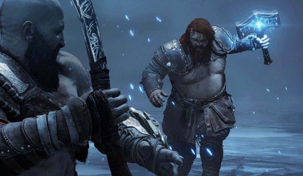 Zdjęcie okładkowe wpisu: Rozgrywka z God of War: Ragnarok na nowym zwiastunie! Epicka bitwa Kratosa z Thorem!