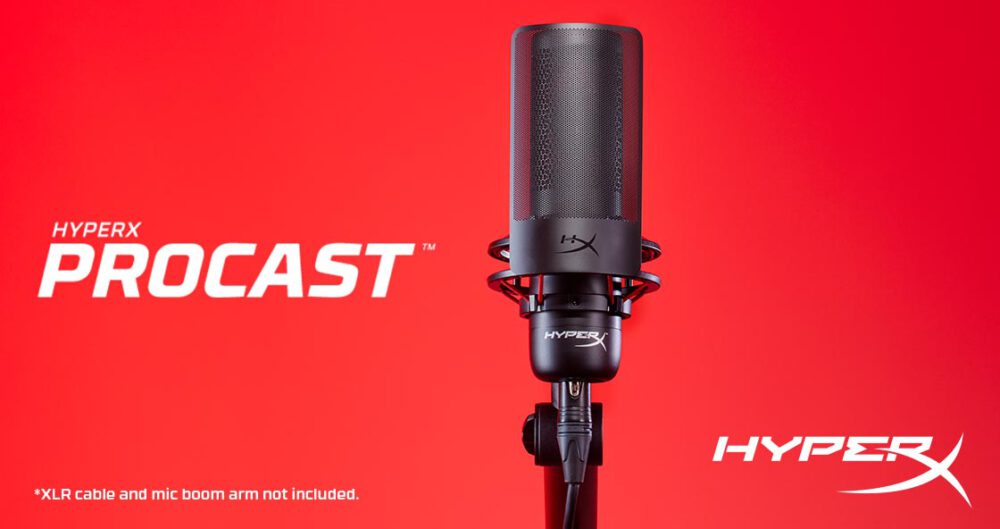 Zdjęcie okładkowe wpisu: HyperX zapowiada nowy mikrofon HyperX ProCast – pierwszy w portfolio mikrofon ze złączem XLR i pozłacanym kondensatorem