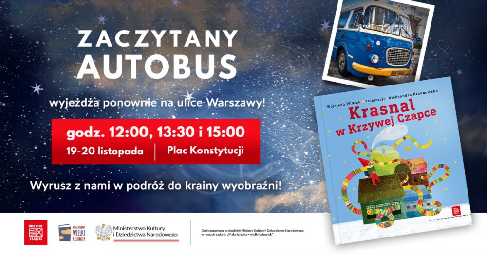 Zdjęcie okładkowe wpisu: Zaczytany autobus ponownie wyjedzie na ulice Warszawy