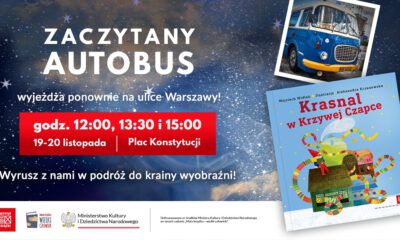 Zdjęcie okładkowe wpisu: Zaczytany autobus ponownie wyjedzie na ulice Warszawy