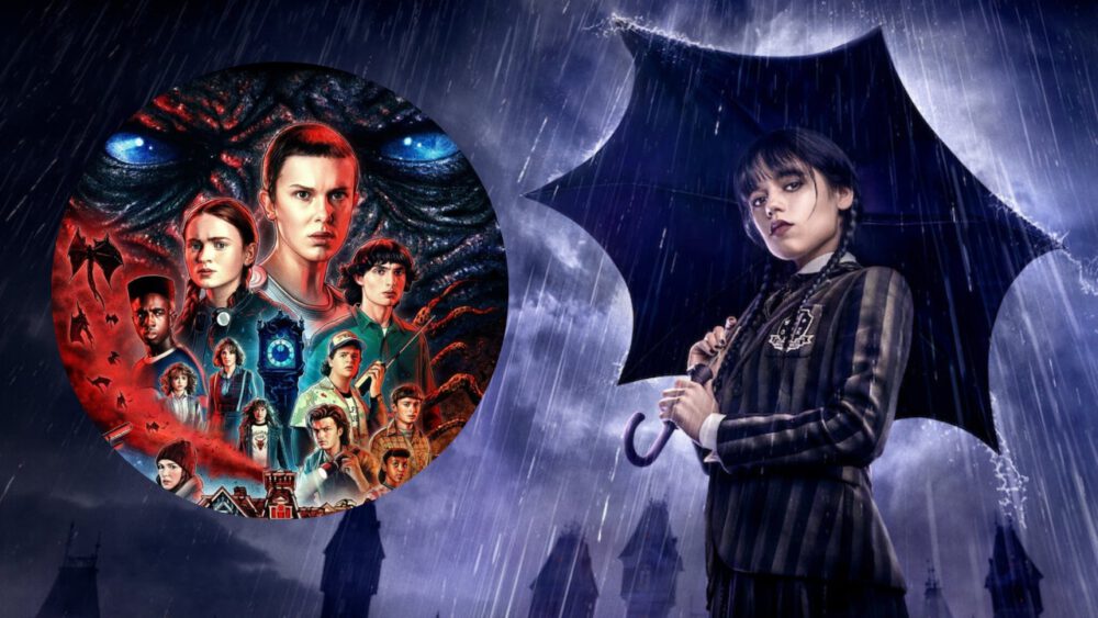 Zdjęcie okładkowe wpisu: Wednesday to kolejny HIT Netflixa! Serial przebił Stranger Things!
