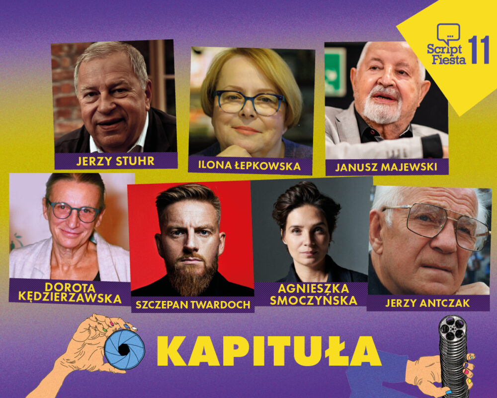 Zdjęcie okładkowe wpisu: Łepkowska, Smoczyńska, Stuhr i Twardoch podczas 11. edycji festiwalu Script Fiesta wybiorą najlepszego scenarzystę, który wygra aż 50 tys. zł!
