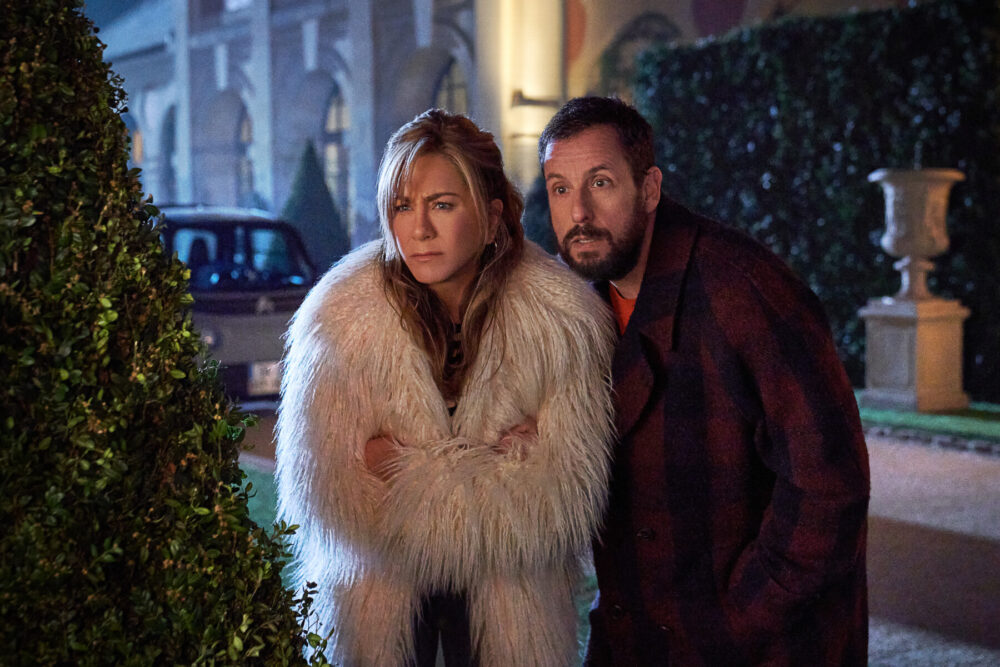 Zdjęcie okładkowe wpisu: Zabójcze wesele z Jennifer Aniston i Adamem Sandlerem otrzymało plakat i ciekawy klip