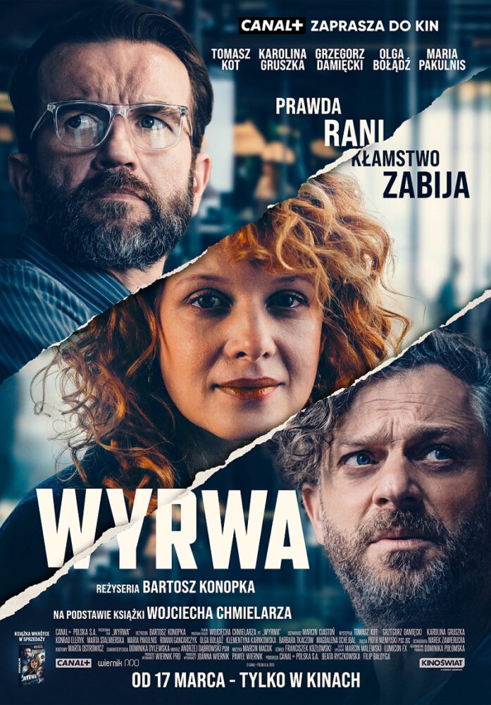Wyrwa – recenzja filmowej adaptacji powieści Wojciecha Chmielarza. Pół żartem, pół serio?