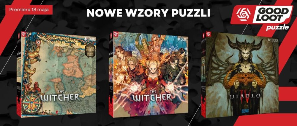 Zdjęcie okładkowe wpisu: Nowe puzzle od Good Loot! Między innymi Portret z Diablo IV, mapa Królestw Północy czy obraz Rafała Olbińskiego