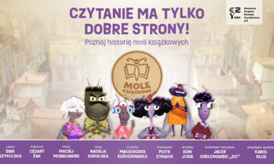 Zdjęcie okładkowe wpisu: Miniserial Mole książkowe promuje czytelnictwo! Czytanie ma tylko dobre strony