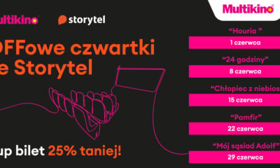 Zdjęcie okładkowe wpisu: Czerwiec z OFFowymi czwartkami ze Storytel w Multikinie!