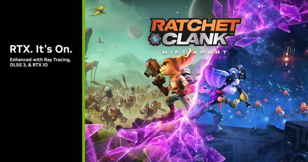 Zdjęcie okładkowe wpisu: Ratchet & Clank: Rift Apart zostanie wsparte przez najnowsze rozwiązania, w tym  NVIDIA DLSS 3, NVIDIA DLAA, czy NVIDIA Reflex
