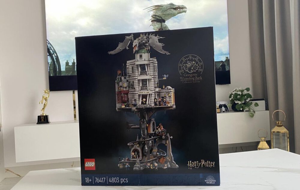 Zdjęcie okładkowe wpisu: Kultowy budynek z serii Harry Potter odtworzony przez LEGO! Składamy Bank Gringotta!