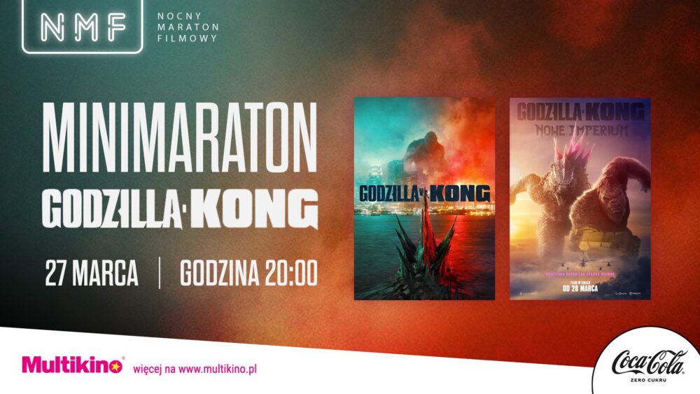 Zdjęcie okładkowe wpisu: NMF: Minimaraton Godzilla i Kong już 27 marca w Multikinie!