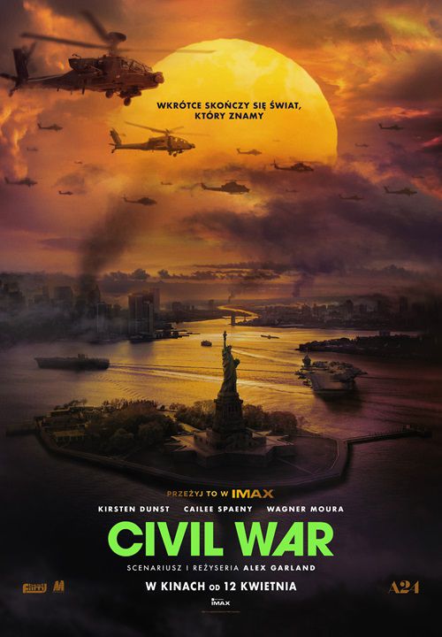 Civil War – recenzja filmu Alexa Garlanda! Szkiełko i oko