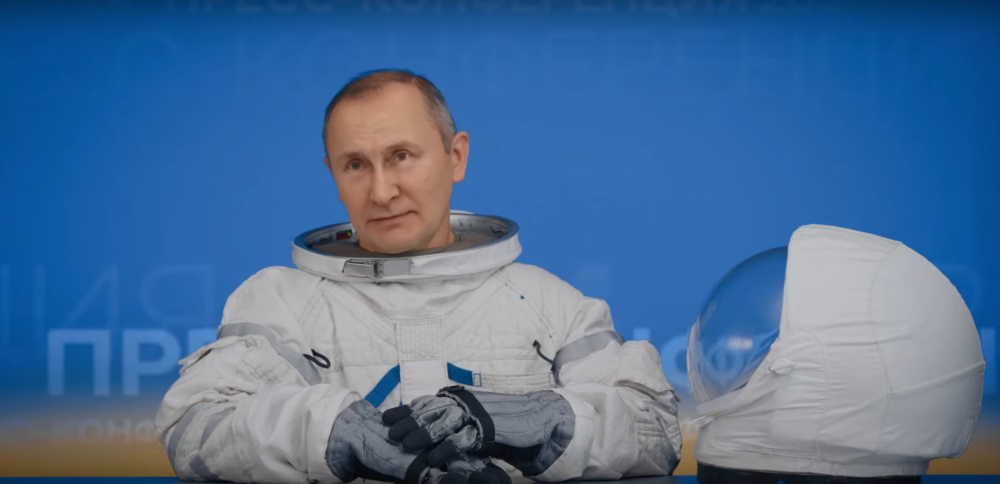 Zdjęcie okładkowe wpisu: Putin spędza święta na Marsie? Zobacz konferencję autorstwa Patryka Vegi