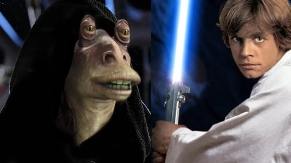 Zdjęcie okładkowe wpisu: Darth Jar Jar Binks staje się prawdą, a Mark Hamill wróci do roli Luke’a Skywalkera!