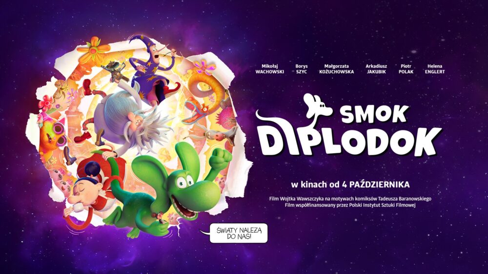 Zdjęcie okładkowe wpisu: Szyc, Kożuchowska i Jakubik w Smoku Diplodoku. Zobaczcie plakat filmu!
