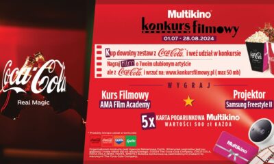 Zdjęcie okładkowe wpisu: Konkurs filmowy z Coca-Cola w Multikino!