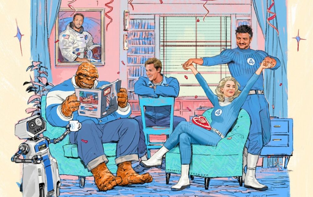 Zdjęcie okładkowe wpisu: Fantastyczna Czwórka – wyciek zapowiedzi filmu MCU. Retrofuturystyczny styl i Galactus