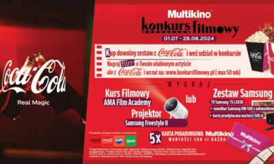 Zdjęcie okładkowe wpisu: Konkurs filmowy Multikina z Coca-Colą!