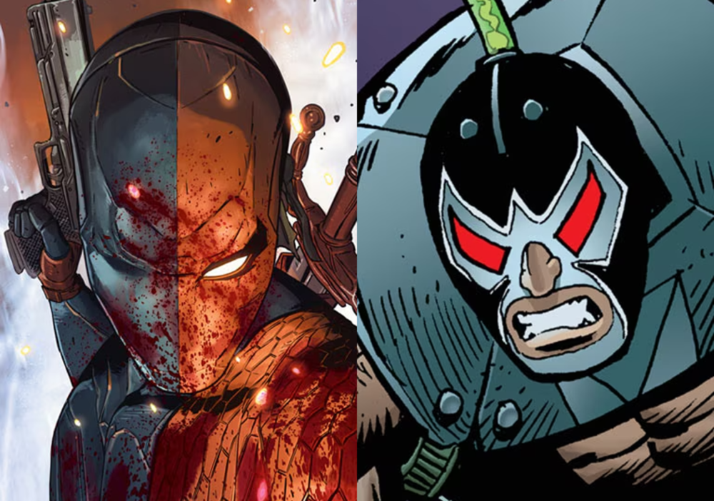Zdjęcie okładkowe wpisu: Znani komiksowi złoczyńcy pojawią się wielkim ekranie!  Bane i Deathstroke dołączą do DCU
