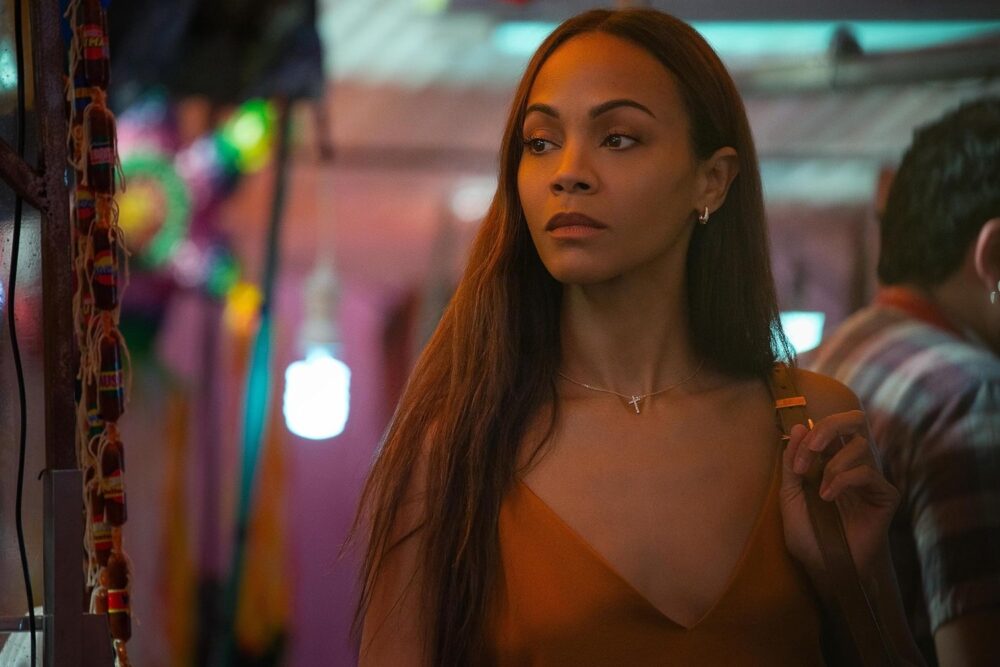 Zdjęcie okładkowe wpisu: Hit z Cannes na nowej zapowiedzi. Selena Gomez i Zoe Saldana błyszczą na zwiastunie filmu Emilia Perez.
