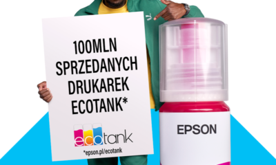 Zdjęcie okładkowe wpisu: Epson świętuje sprzedaż 100 milionów drukarek EcoTank – sukces ekologii i innowacji