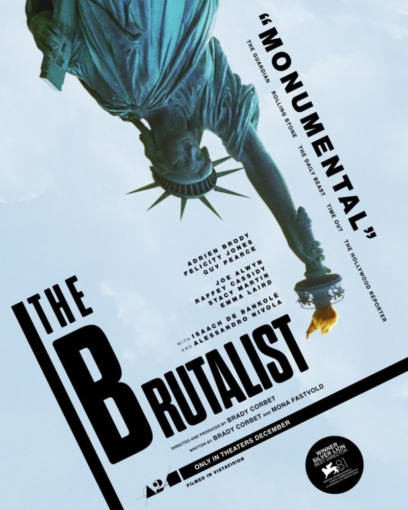 Zdjęcie okładkowe wpisu: 15. American Film Festival: The Brutalist – recenzja filmu. Przypowieść o wysokim suficie
