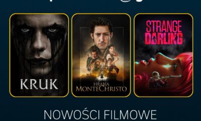 Zdjęcie okładkowe wpisu: Kruk, Hrabia Monte Christo, Strange Darling oraz wybitne kino od Gutek Film w Polsat Box Go