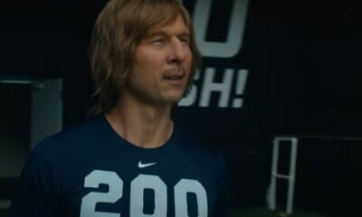 Zdjęcie okładkowe wpisu: Pierwsza zapowiedź serialu Chad Powers. Glen Powell nie do poznania w sportowej komedii Hulu