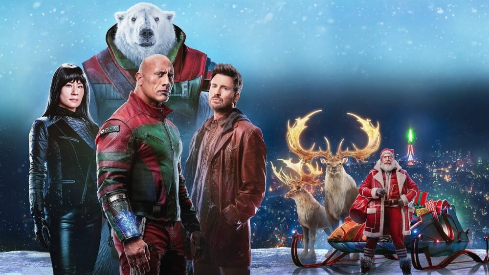 Zdjęcie okładkowe wpisu: Z kin szybko na VOD! Czerwona jedynka z The Rockiem i Evansem niedługo na Prime Video