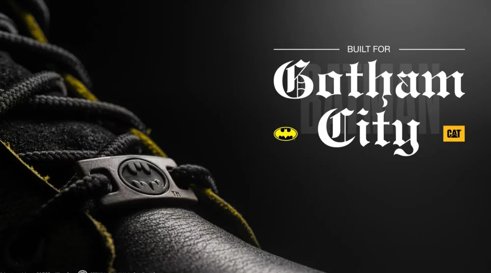 Zdjęcie okładkowe wpisu: Cat® Footwear i Batman łączą siły w nowej kolekcji obuwia inspirowanej światem Gotham City