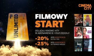 Zdjęcie okładkowe wpisu: Obejrzyj największe hity 2025 roku w Cinema City z kartą Unlimited taniej!