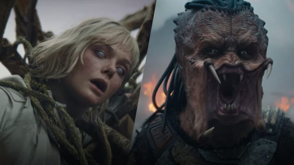 Zdjęcie okładkowe wpisu: Pierwszy zwiastun Predator: Badlands! Elle Fanning i młody Predator sojusznikami na odległej planecie