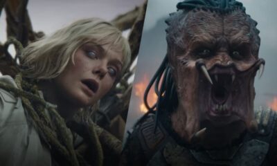 Zdjęcie okładkowe wpisu: Pierwszy zwiastun Predator: Badlands! Elle Fanning i młody Predator sojusznikami na odległej planecie