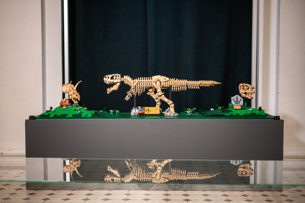 Zdjęcie okładkowe wpisu: Pierwszy w historii szkielet dinozaura w Muzeum Geologicznym w Warszawie! Powstał z LEGO!