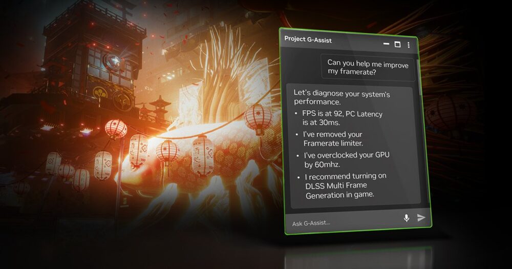 Zdjęcie okładkowe wpisu: Posiadacze kart graficznych GeForce RTX otrzymują kreator wtyczek Project G-Assist