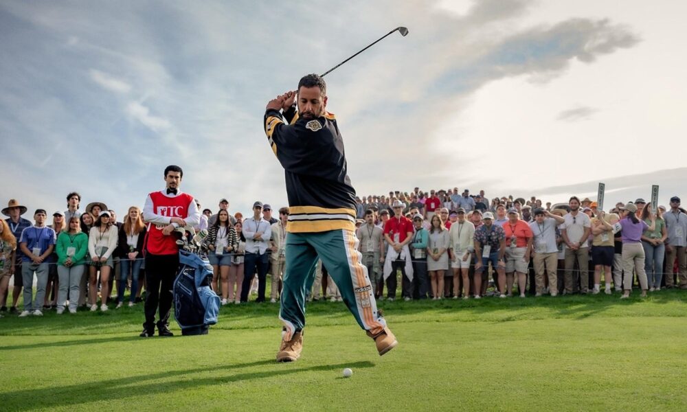 Zdjęcie okładkowe wpisu: Happy Gilmore 2. Adam Sandler i Bad Bunny na nowym zdjęciu z sequela kultowej komedii