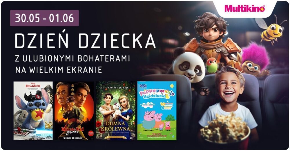 Zdjęcie okładkowe wpisu: Dzień Dziecka w Multikinie: ulubieni bohaterowie czekają!