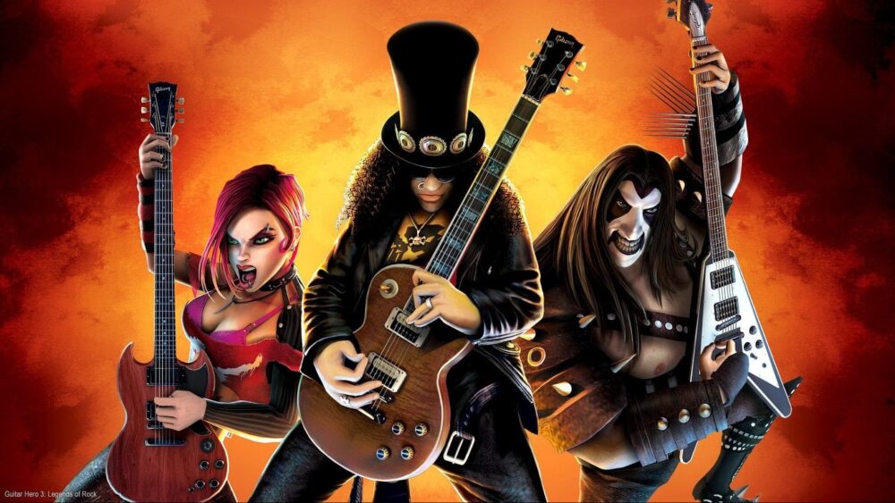 Zdjęcie okładkowe wpisu: Jedyny bóg gitary? Mitologia rytmu – historia gry Guitar Hero