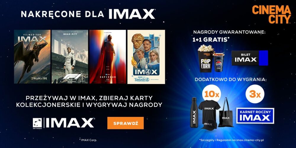 Zdjęcie okładkowe wpisu: Oglądaj filmy nakręcone dla IMAX®, zbieraj karty kolekcjonerskie i odbieraj nagrody!