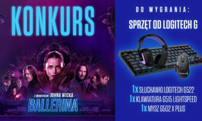 Zdjęcie okładkowe wpisu: Wyniki: Wygraj sprzęt od Logitech G! Ballerina. Z uniwersum Johna Wicka już w kinach!
