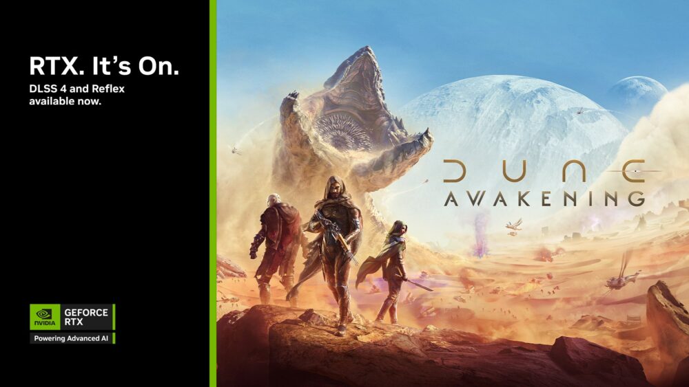 Zdjęcie okładkowe wpisu: Dune: Awakening debiutuje z techniką DLSS 4. F1 25 wykorzystuje DLSS 4 oraz path tracing