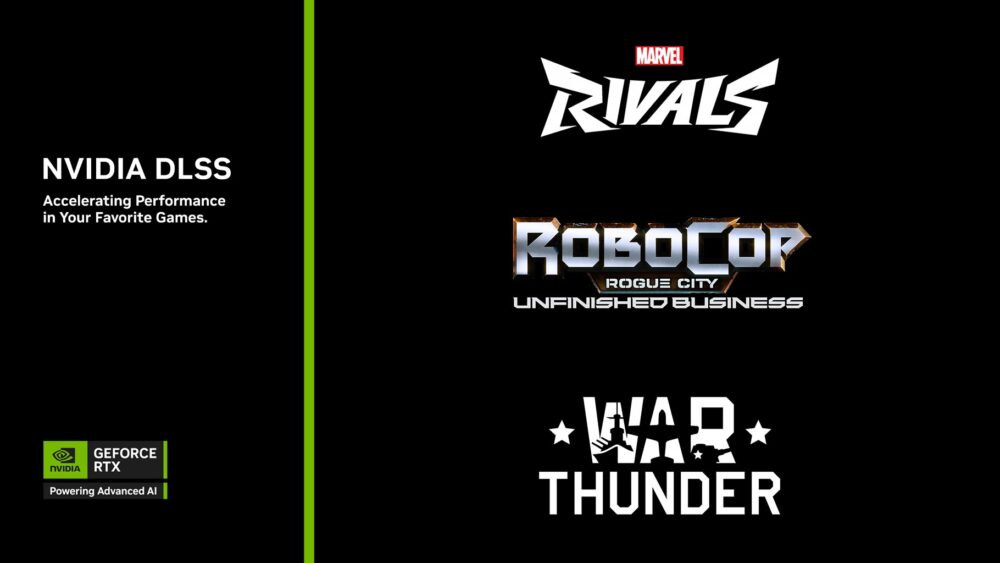 Zdjęcie okładkowe wpisu: Techniki DLSS 4 oraz NVIDIA Reflex zwiększają płynność działania Marvel Rivals, czy RoboCop: Rogue City – Unfinished Business