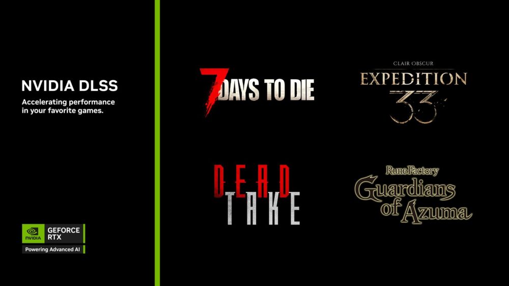 Zdjęcie okładkowe wpisu: Clair Obscur: Expedition 33, Dead Take oraz Rune Factory: Guardians of Azuma wspierane przez technikę DLSS 4. Nowy sterownik Game Ready