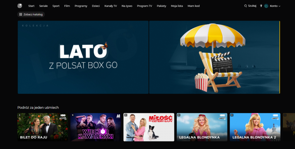 Zdjęcie okładkowe wpisu: Spędź lato z Polsat Box Go! Największe hity specjalnie na wakacje