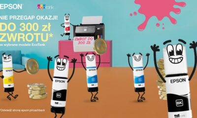 Zdjęcie okładkowe wpisu: Epson wraca z promocją cashback – nawet do 300 zł zwrotu za zakup drukarki EcoTank
