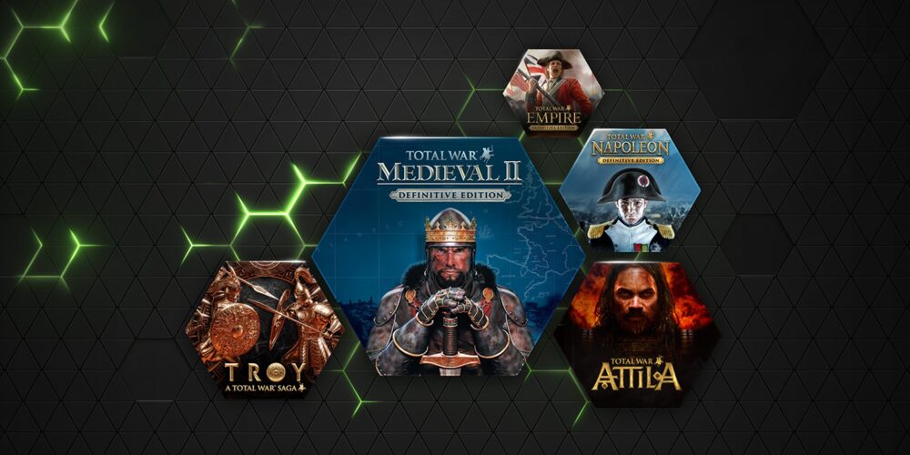 Zdjęcie okładkowe wpisu: Nowości usługi GeForce NOW. Chmura pełna hitów, do gry dołącza 13 nowych tytułów, w tym seria Total War