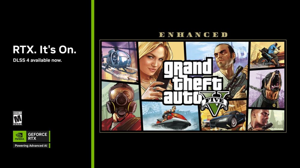 Zdjęcie okładkowe wpisu: Technika DLSS 4 zwiększa płynność działania Grand Theft Auto V Enhanced, Senua’s Saga: Hellblade II Enhanced, Titan Quest II oraz Supraworld