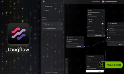 Zdjęcie okładkowe wpisu: Langflow umożliwia tworzenie lokalnych agentów AI na komputerach z kartami graficznymi RTX